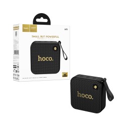 Coluna Sem Fio Portátil Hoco HT1 Marquis Sports Preto
